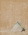 《すきまの風景ー砂の山ー》-　紙に水彩、インク、ペン　140mm×110mm/2010