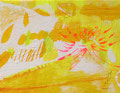 《そまる花》✔　キャンバスにアクリル絵の具、インク　140mm×180mm/2014