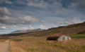 Scheune an der Straße 85 nach Husavik