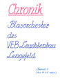 Wünschendorf Erzgebirge Blasorchester Schuhmann Chronik