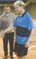 Turnierleiter Karl Pöppl und Mark Nielsen
