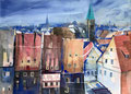 124 Nürnberg Dachlandschaft 56x77