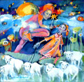 Shepherness Of Clouds_60x60 cm_ 350 EUR_not available