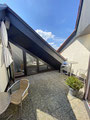 Dachterrasse mit Blick zur Wohnung
