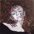 Woman in Black           acrylic on canvas 18x18 inch, 46x46 cm   2013