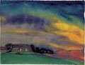 Ferme paysanne à Marschlandschaft 1914