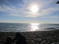 il sole che ti scalda il viso in un tramonto di dicembre.....