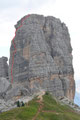 die Via Armida, die Abgrenzung der Cima Ovest wird nur bei genauerem Hinsehen deutlich