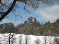 der Grünbacher Hausstein, vom Grünbacher Sattel gesehen (März 2007)