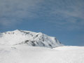 Blick von der Schwarzwasserhütte (1620m) zum Steinmandl (1982m)