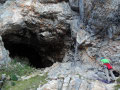 die Höhle nach der 7. Seillänge
