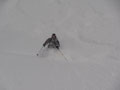 Abfahrt vom Buchbergkogel bei massenhaft Pulverschnee