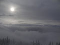 vor dem letzten Anstieg zum Hinkareck zeigt sich die Sonne