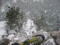 Blick vom Ende der 3. Seillänge