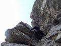 schöner Kamin in der 6. Seillänge
