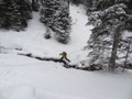 entlang eines Baches unterhalb der Klarampfhütte