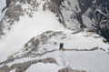 unter dem oberen Schneefeld