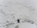 die letzten Meter zum Gipfel