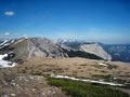 Predigtstuhl, Ludwighaus, Preinerwand, im Hintergrund der Schneeberg
