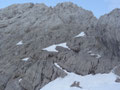 1x60m Abseilen zum Gletscher (nordseitig)