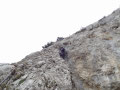 erste Seillänge, 5- Stelle