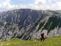 die Gschirrmauer im Hintergrund