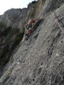 Einstieg über die Route "Walkürenritt", 2. Seillänge