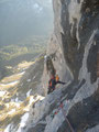 nach dem Riss der 4. Seillänge