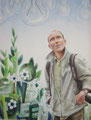 Wo sind die Ideen?, 2011, 64x50cm