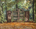 Tor bei Schloss Bloemersheim, 1996, 40x50cm