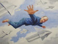 Komm flieg mir mir…, 2012, 50x66 (49x62), Farbstift + Aquarell / Aquarellpapier