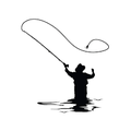 représentation d'un pêcheur en action