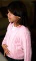 chompa de niña rosada