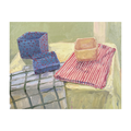 Still-life with 2 boxes - 30x40cm - oilpaint on paper - 2023 - Available