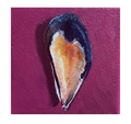 Mini Mossel 2 - 10x10cm - oilpaint on canvas - 2023 - Available