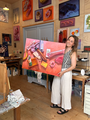 Roze dingen - 70x90 cm - oilpaint on canvas - 2020 - Available