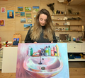 Wasbak - 50x70cm - oilpaint on canvas - 2021 - Available