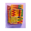 Kente fabric - 30x24cm - oilpaint on canvas - 2023 - Available