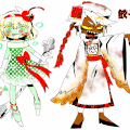 クリームソーダ、餃子擬人化