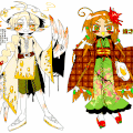 チーズ、焼きうどん擬人化