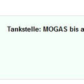 Der neue MOGAS Tank wurde leider mit Wasser verunreinigt