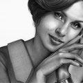 Alicia Keys | Copyrights © ART GOD & LOVE INC - Drawing by Dayron Villaverde - 339005