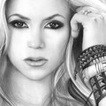 Shakira | Copyrights © ART GOD & LOVE INC - Drawing by Dayron Villaverde - 339004