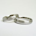 Eheringe aus 600er Platin vom Goldschmied