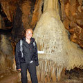 Huge stalagnate 200m below earth's surface