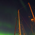 While heading into Akkarfjord, we saw the fist northern ligths :-)