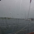 Rainy day in Dingle harbor - waiting for better weather