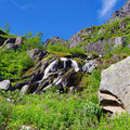 Wonderful colors and vibrant waterfalls dominate the valley.