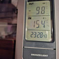 ...freezing temperatures. Our diesel stove is running 24/7h and we can keep almost 20°C in the boat :-)