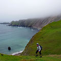 Hiking to Sandness Hill